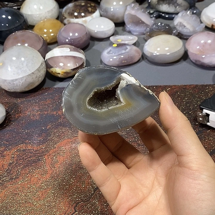 水晶摆件未镶嵌聚宝盆