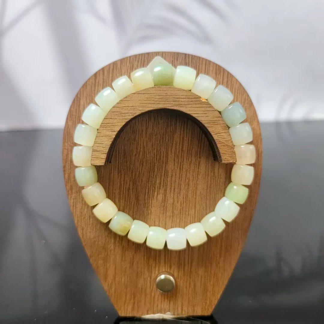 Z和田玉多宝桶珠手串（卡8）2240