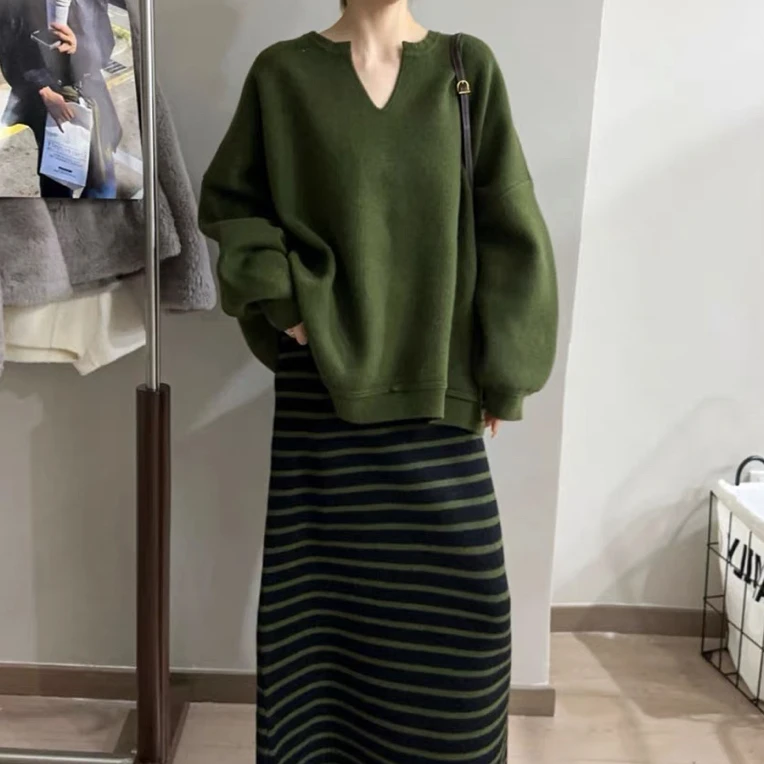 蜜娜  1222针织套装
