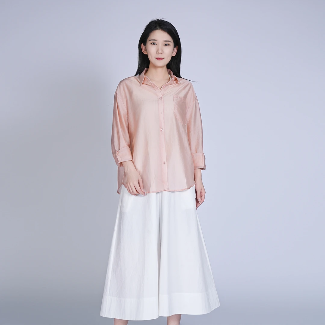 防晒2025夏季新款多巴胺减龄翻领显瘦女外套-WG032504