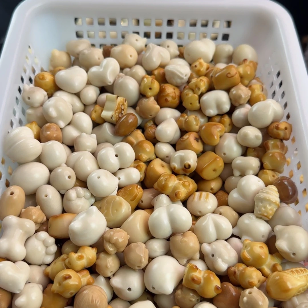 手串菩提根/象牙果微瑕牙果50颗混随机发批发不售后