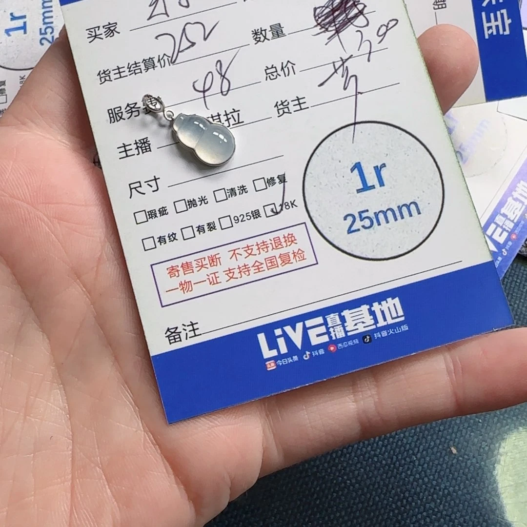 翡翠颈饰18K金镶嵌未***来
