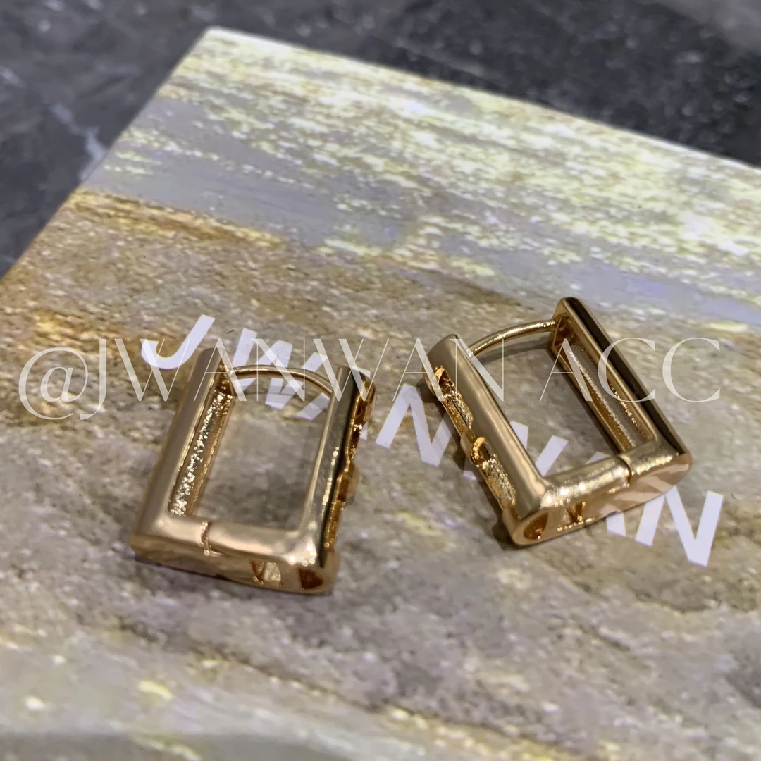 铜合金耳饰 气质达人.金色时尚耳扣01ED1460