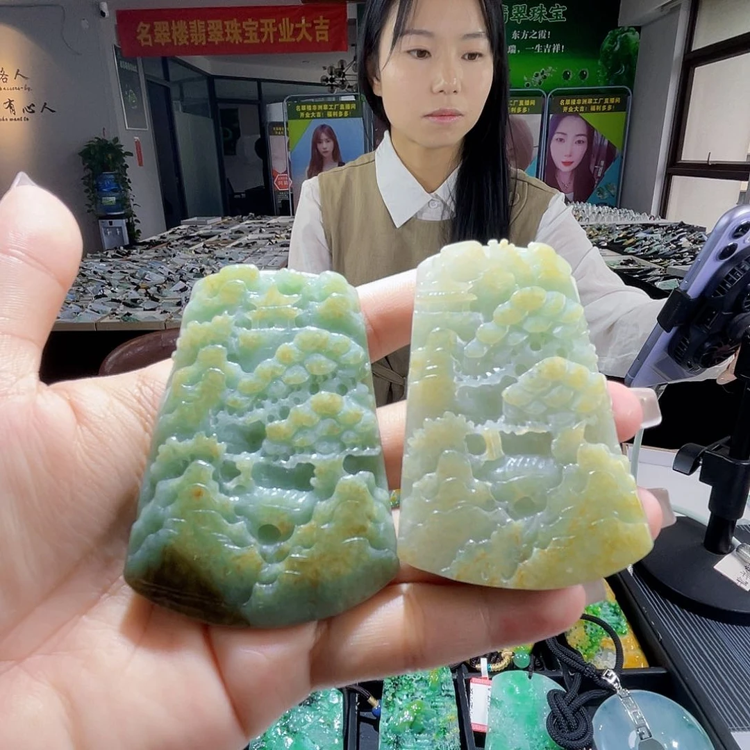 颈饰未镶嵌翡翠多样性随机发货