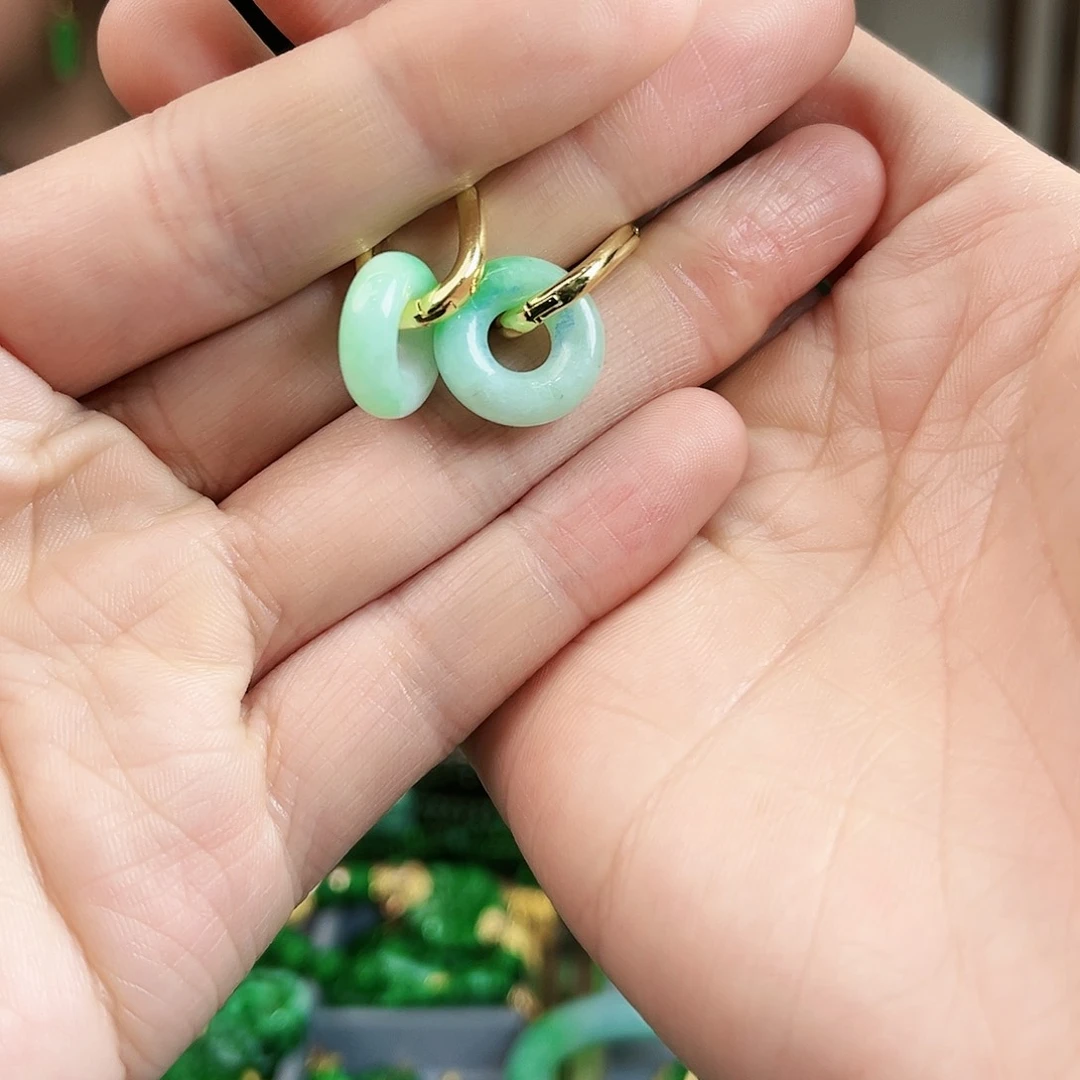 翡翠颈饰未镶嵌耳饰多样性发货