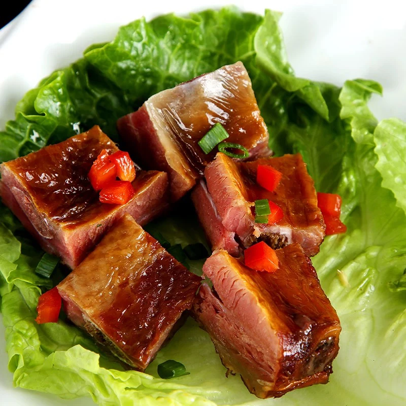 【腊排骨腊龙排骨】农村柴火烟熏前排龙骨杂骨肉多断骨真空包装