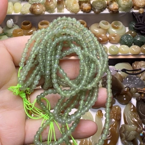 【闪购商品】颈饰未镶嵌和田玉透闪石玉多拍发一