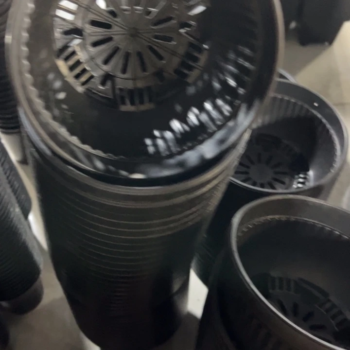 树脂黑聚宝盆口14高7一组20