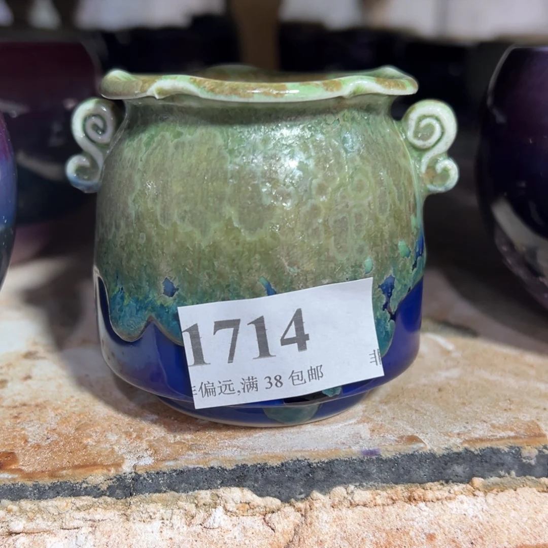 红陶景德镇手工花盆