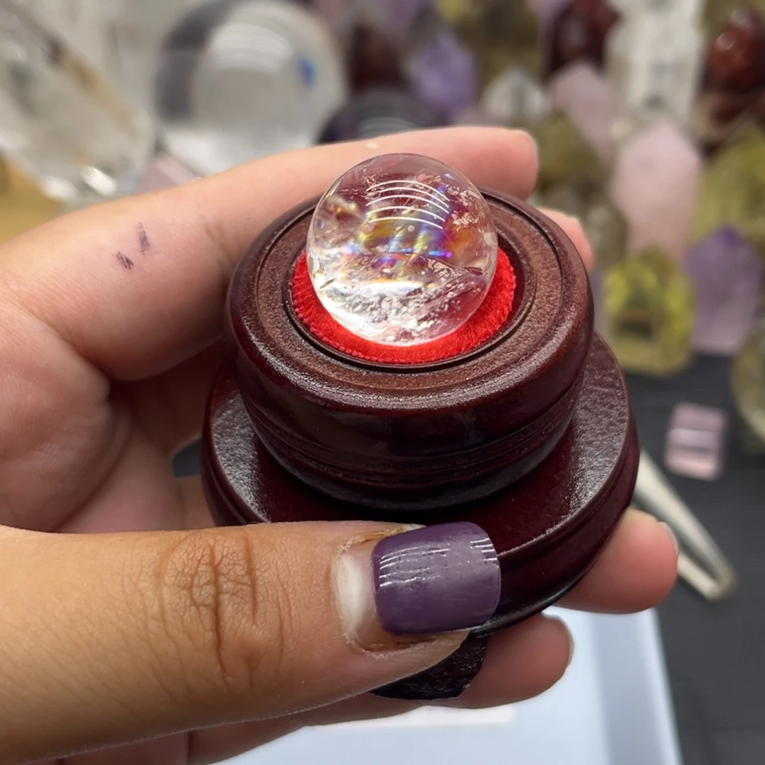 未镶嵌珠宝半成品水晶17 白水晶球22mm