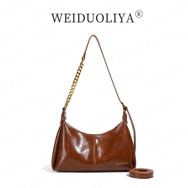 2025冬季新款小众时尚百搭托特包单肩斜挎包-2192