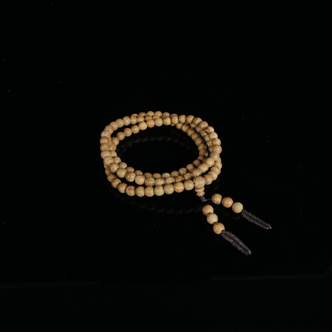 2265 柬埔寨金丝菩萨土沉沉香念珠 0.56cm 8.68g