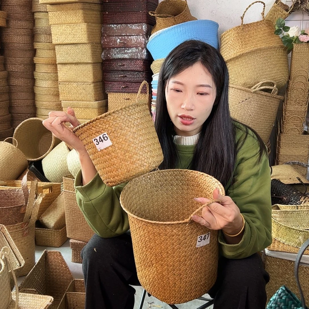 草编草编包/草编收纳盒微瑕疵