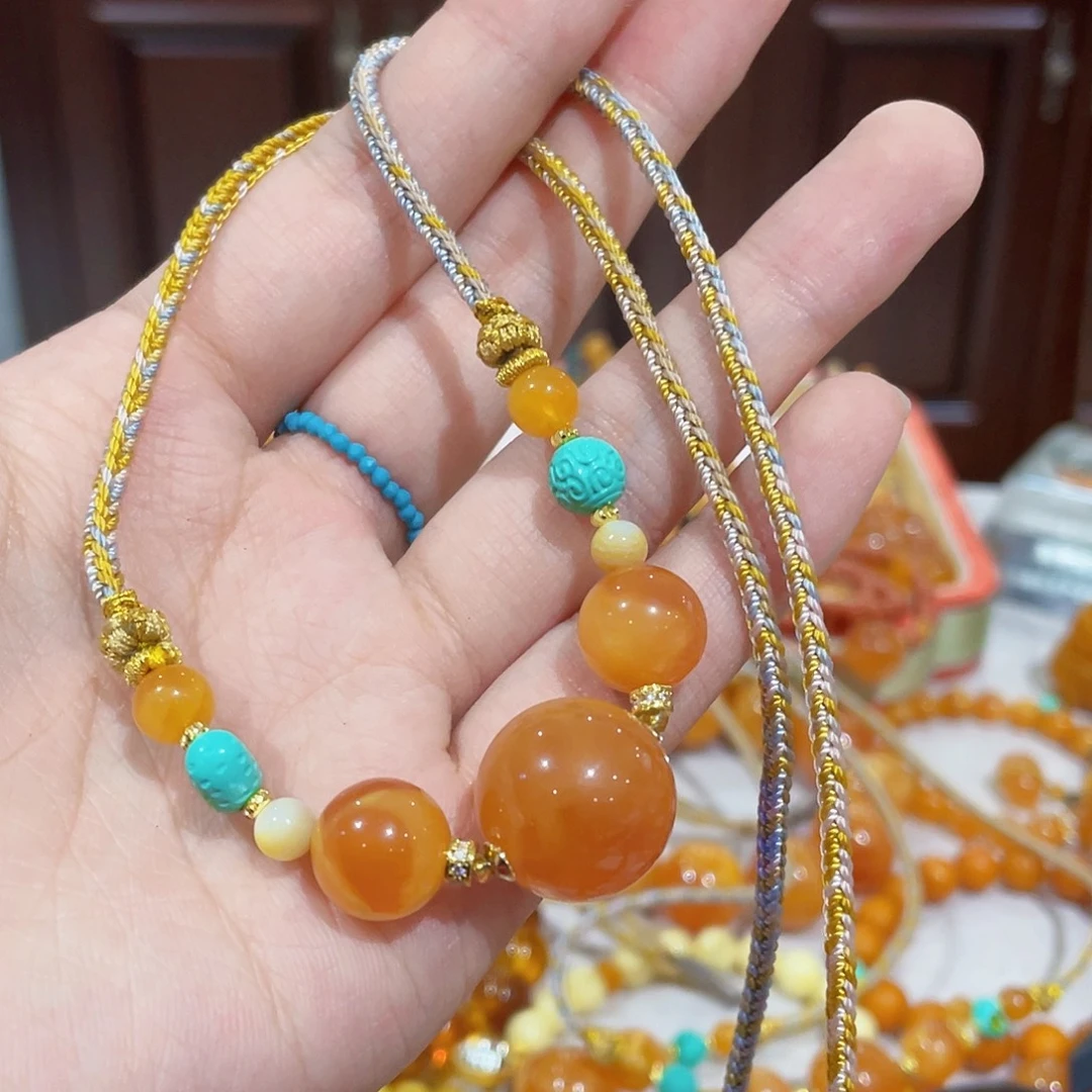 手链蜜蜡未镶嵌手串