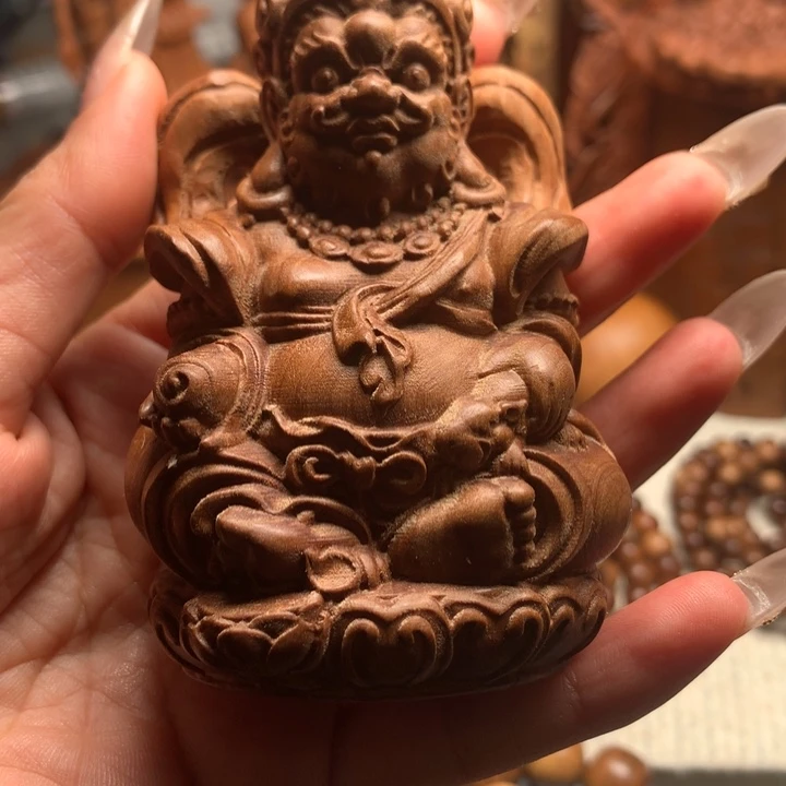 檀香木把件墨**蘭老山檀