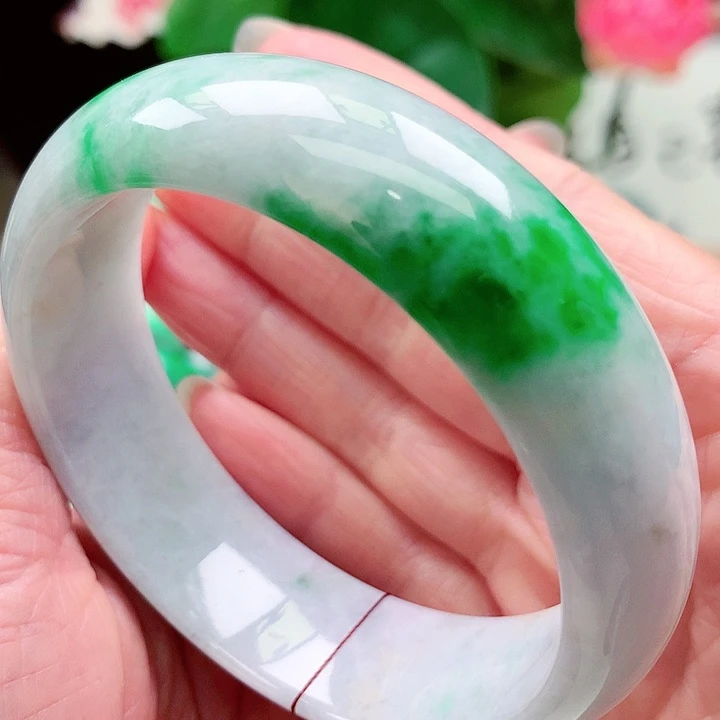 翡翠未镶嵌手镯天然翡翠手镯