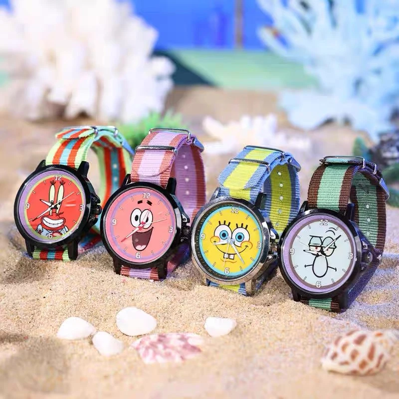 【海绵宝宝手表盲盒】海绵宝宝联名手表学生卡通可爱腕表惊喜手表