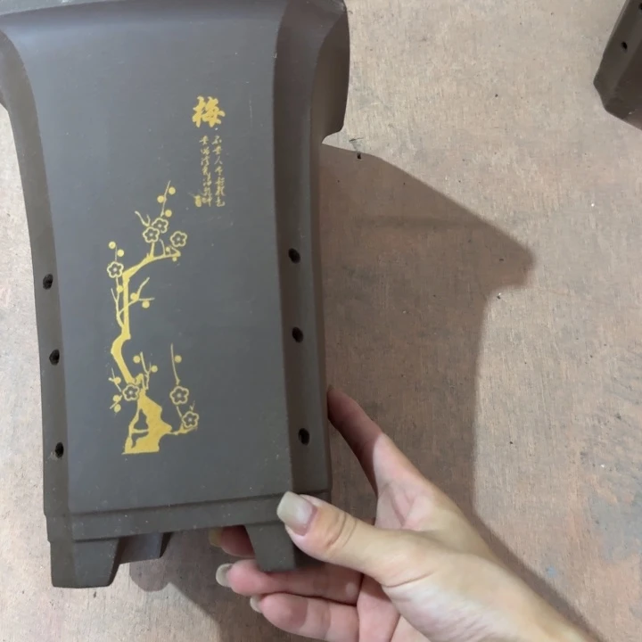紫砂紫砂花盆破损补发高度22口径16单只