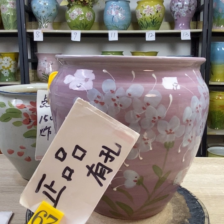 景德镇高温陶瓷花盆