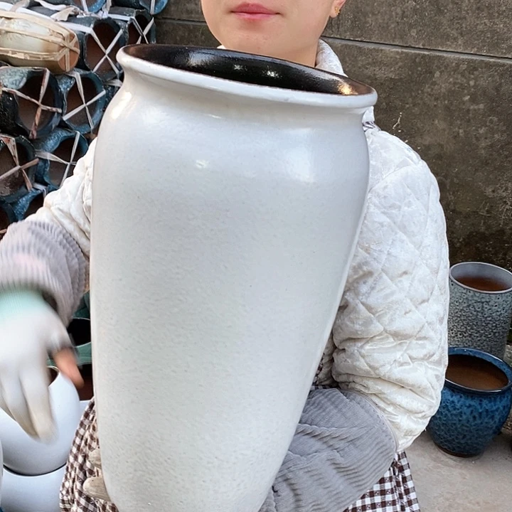 紫砂花盆正品口20高42