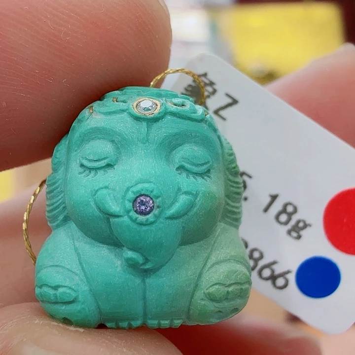 绿松石未镶嵌配饰