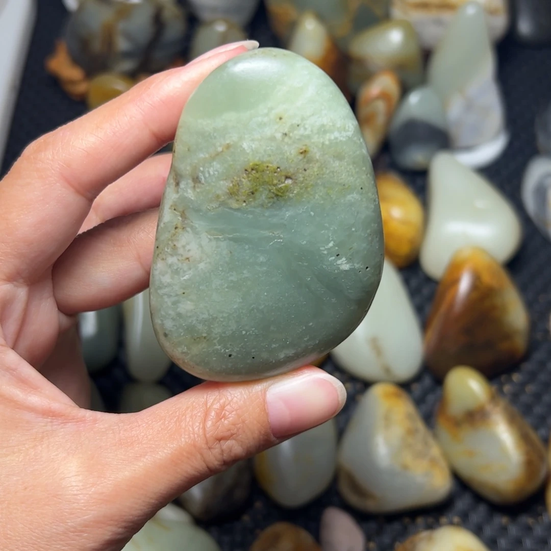 和田玉未镶嵌挂件A54