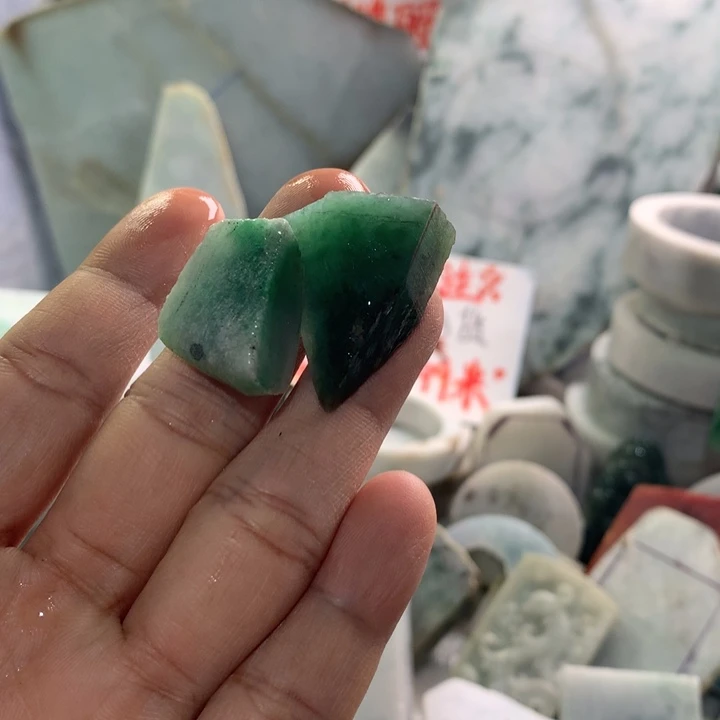 翡翠裸石天然翡翠7号