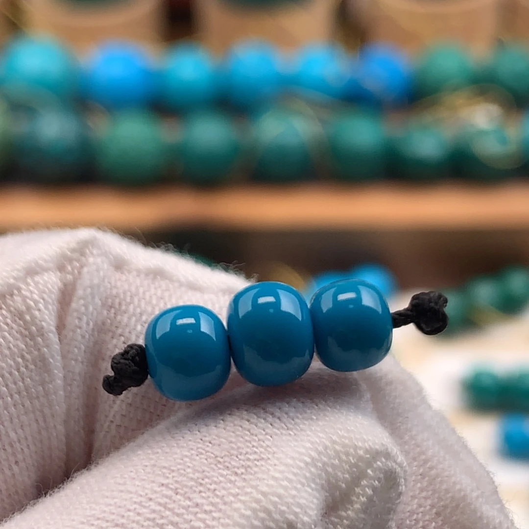 绿松石未镶嵌发饰7.1mm