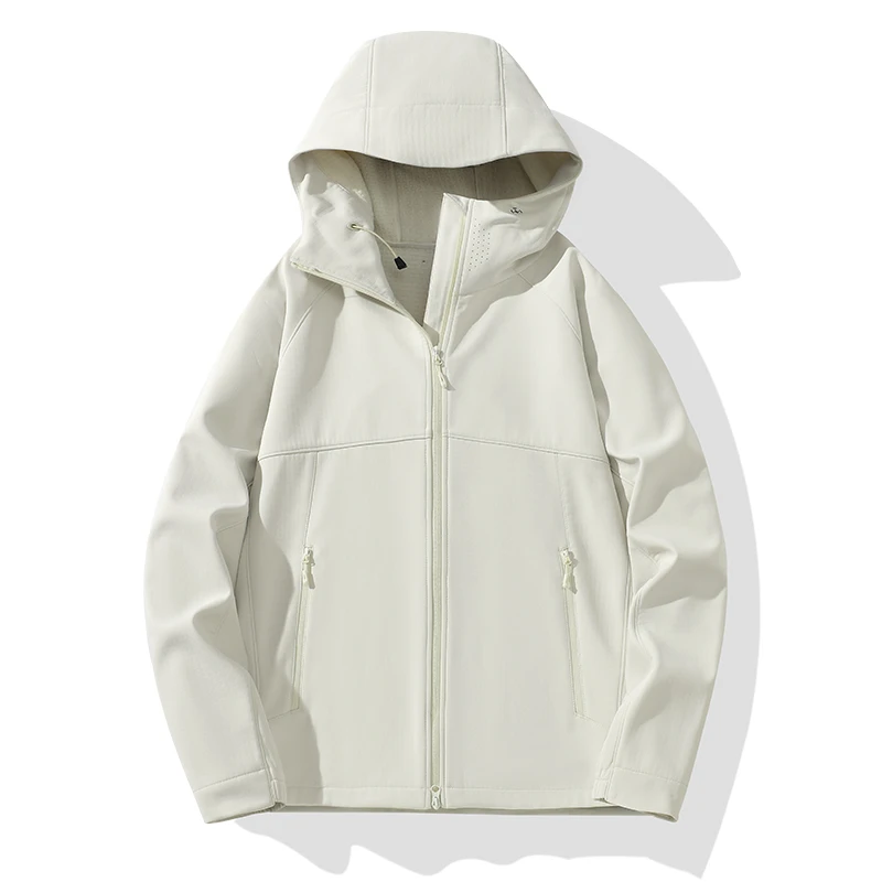 户外三防情侣款软壳冲锋衣防风防水耐磨登山服外套男夹克