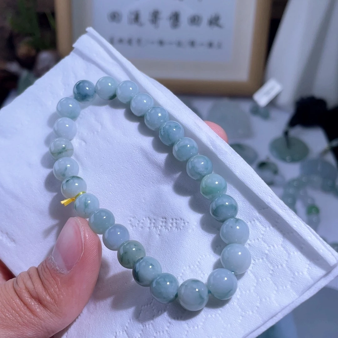 翡翠未镶嵌颈饰手串3