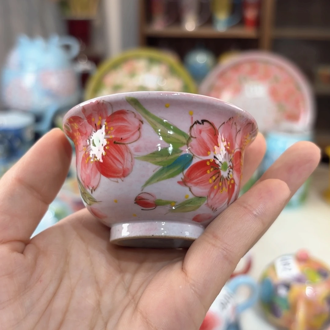 景德镇手绘高温釉下彩陶瓷茶具