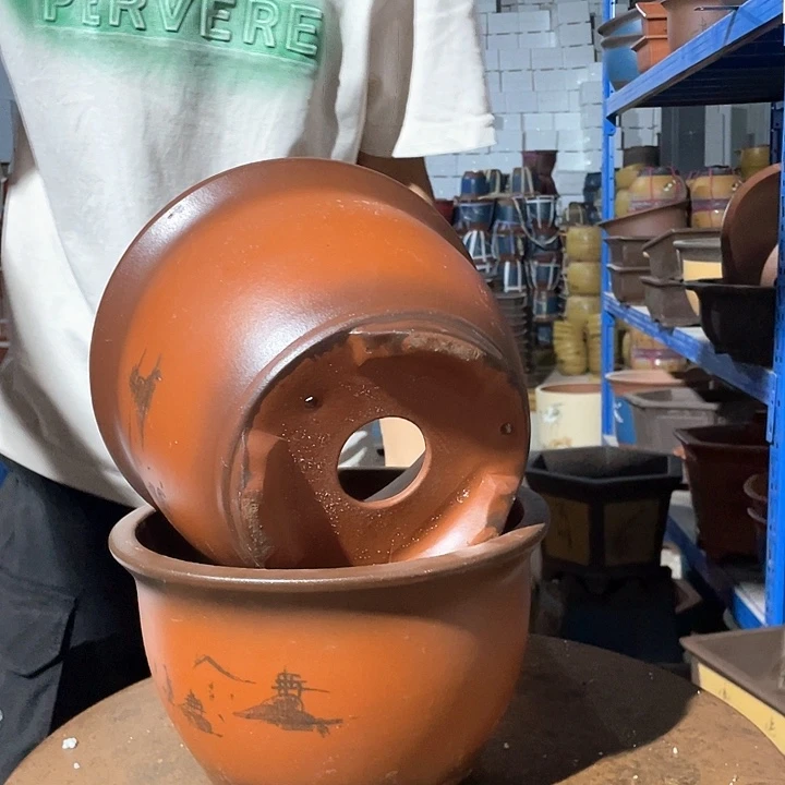 25-25紫气东来花盆花盆