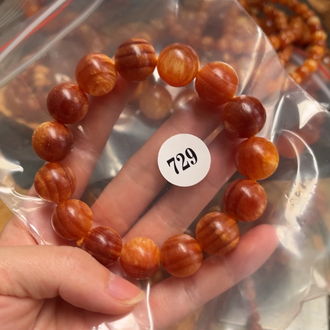 ぬ***ぬ手串/手链松木（琥珀木）729➕1颗1.5