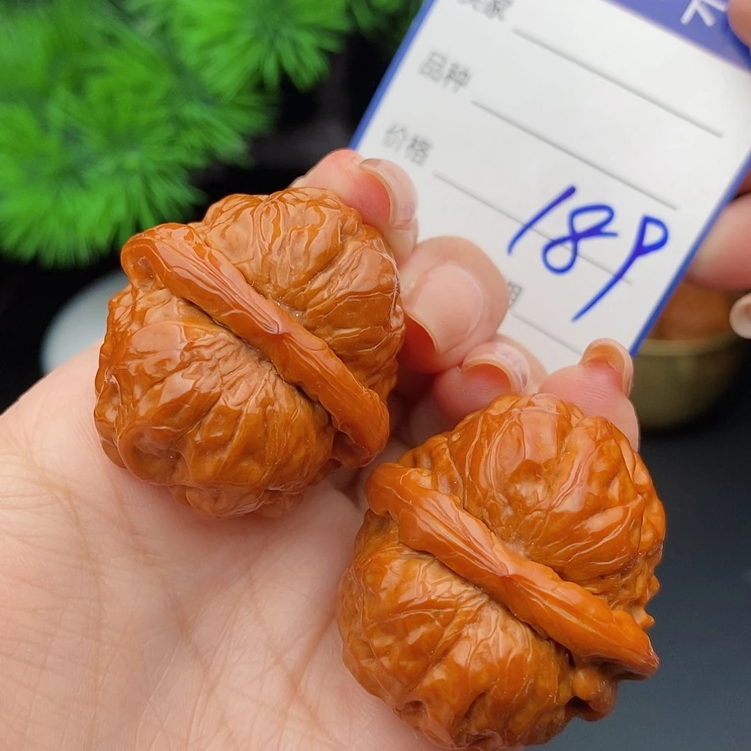 文玩核桃把件36蛤蟆头189