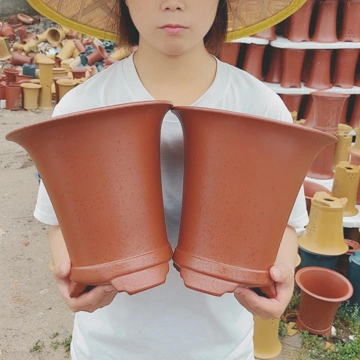 宜兴紫砂精品花盆