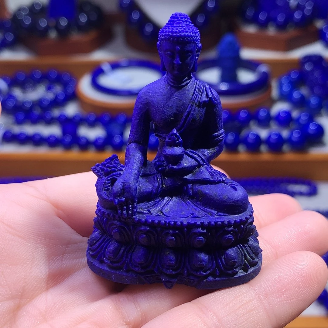未镶嵌青金石摆件精工药师佛