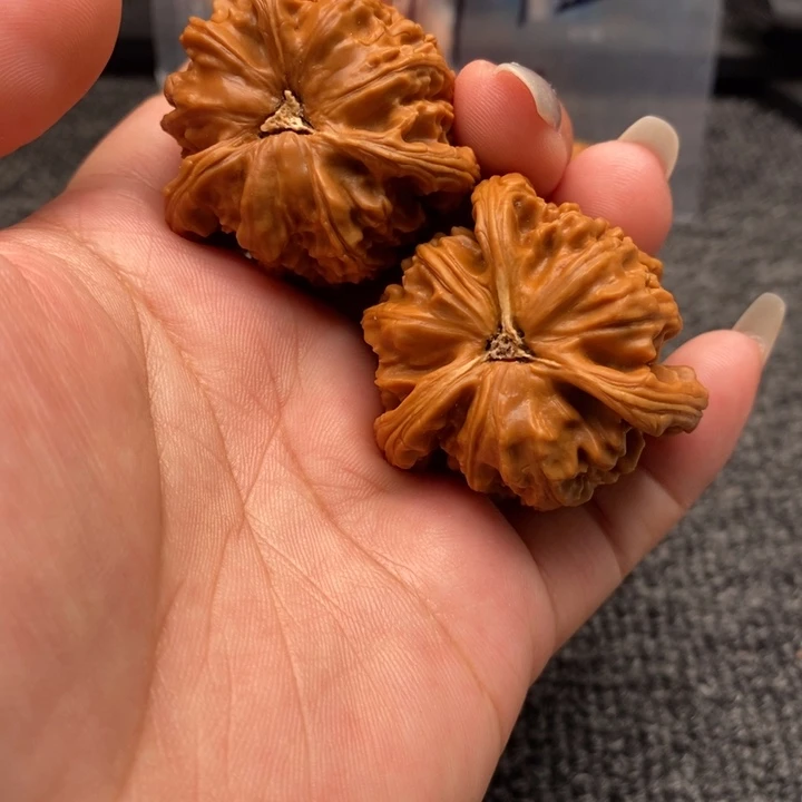 整***的文玩核桃吊坠白狮子