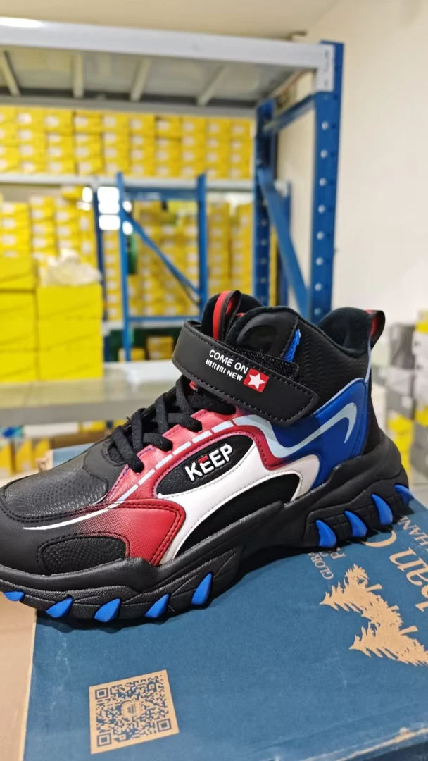 【新疆包邮】33268二棉运动鞋男童加绒乌市发货冬季