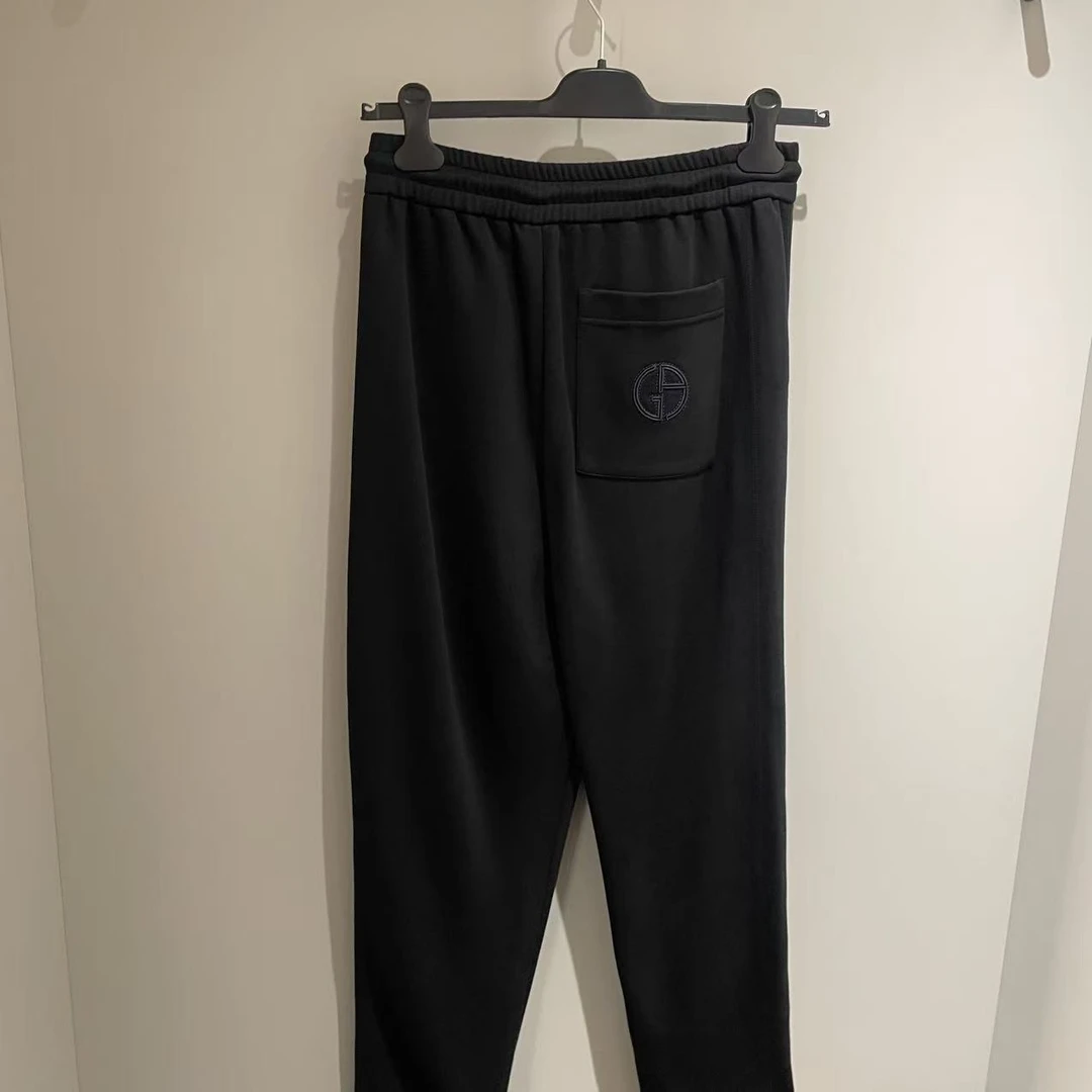 未使用 GIORGIO ARMANI/阿玛尼 男装时尚GA休闲直筒运动裤潮流