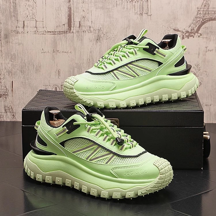 法莎尼亚老爹鞋休闲运动百搭2025新款增高透气潮鞋时尚厚底潮流鞋