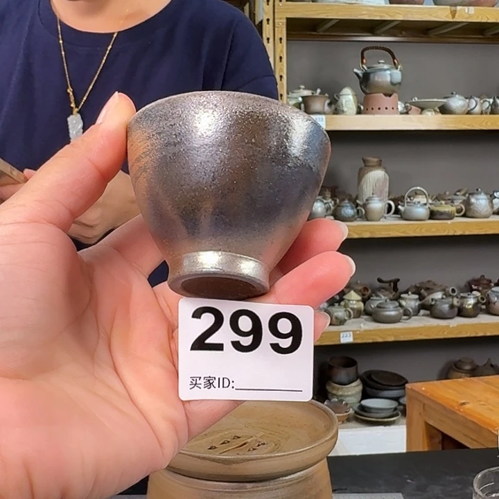 坭兴陶柴烧全手工原矿泥料杯