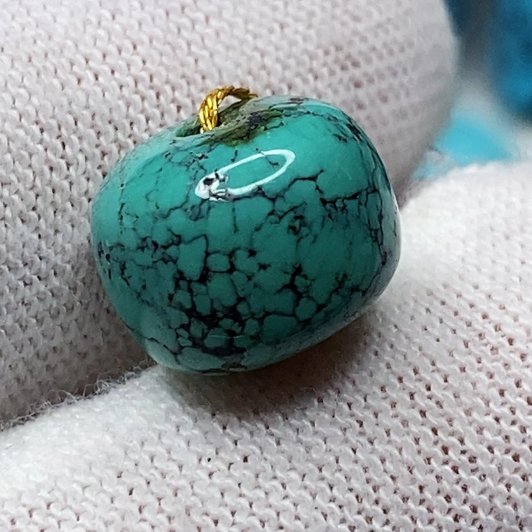 绿松石未镶嵌天然原矿 带武汉地大证书