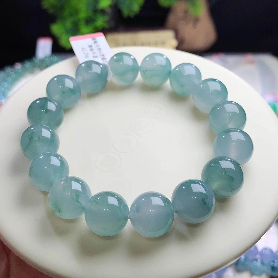 未镶嵌手串翡翠卡13mm