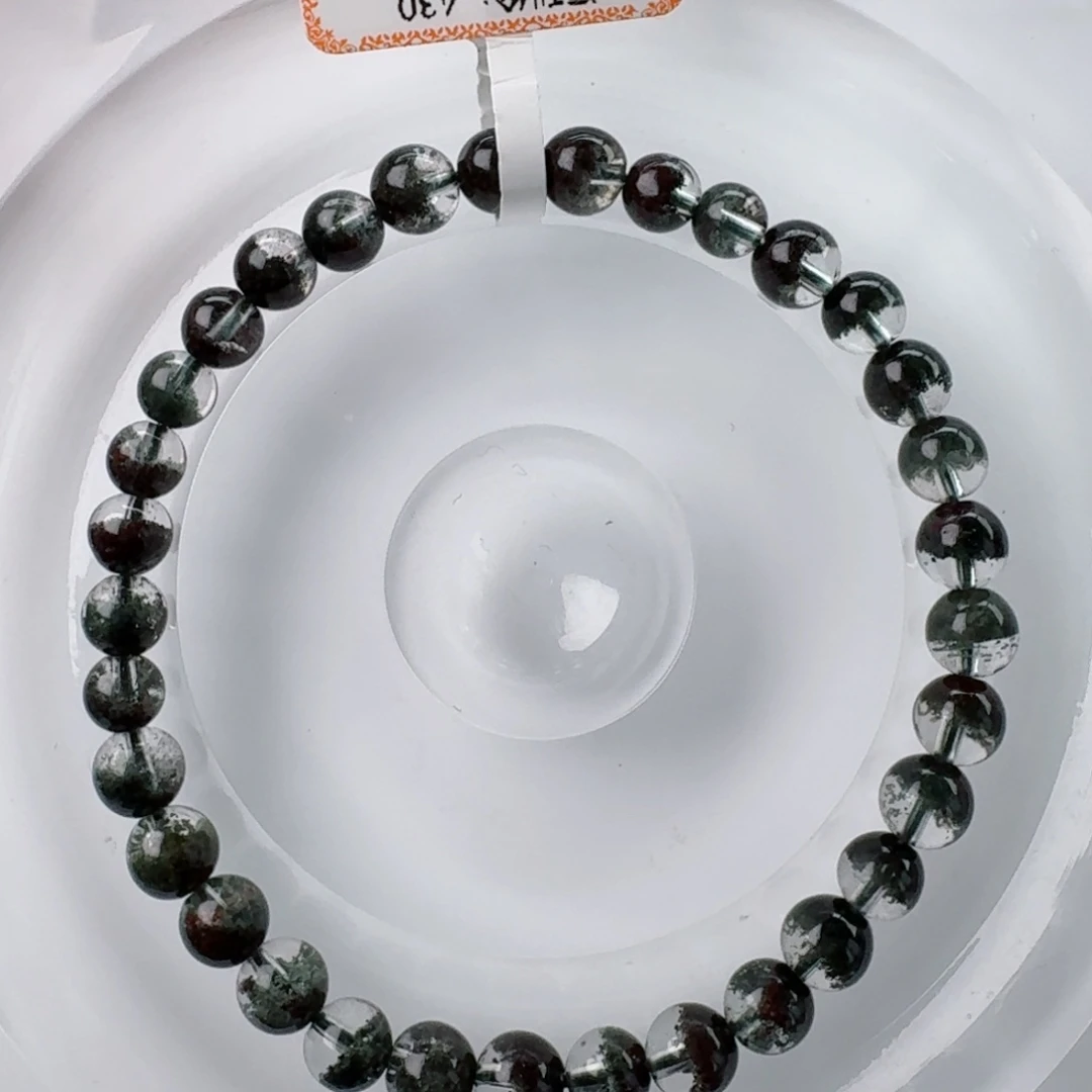 手串未镶嵌水晶天然绿幽灵