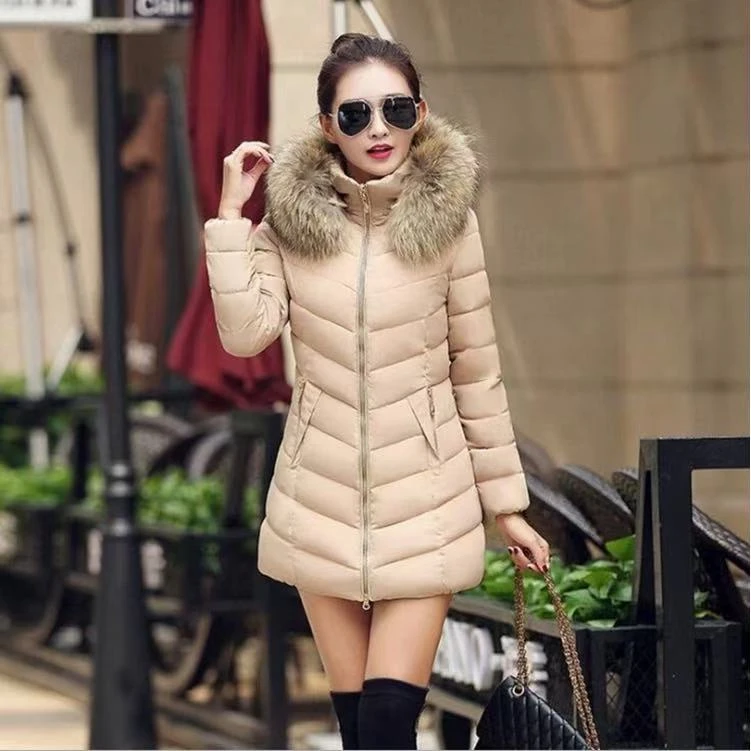 F615秋冬气质百搭时尚棉衣棉服女