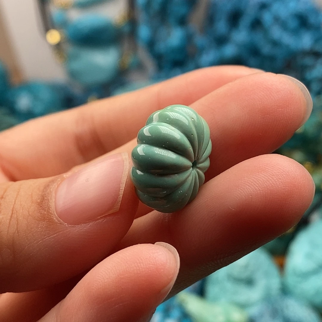 绿松石未镶嵌珠宝半成品