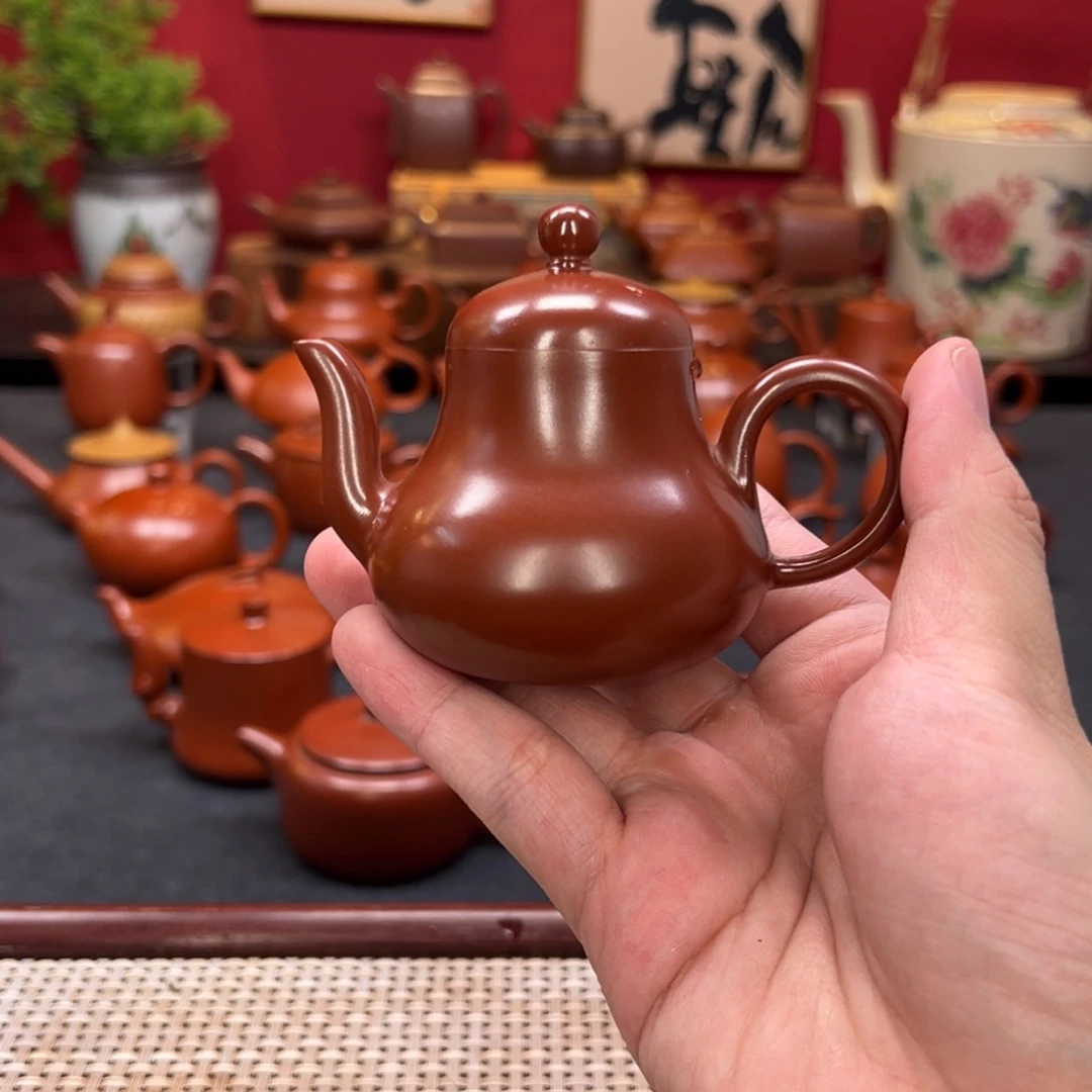 日***鲁紫砂茶壶潮州手拉壶手拉壶