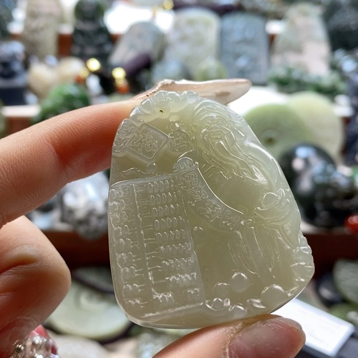 和田玉颈饰未镶嵌