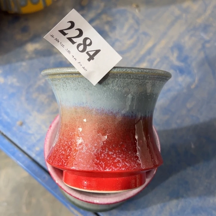 口8高7 手工花盆满30包邮