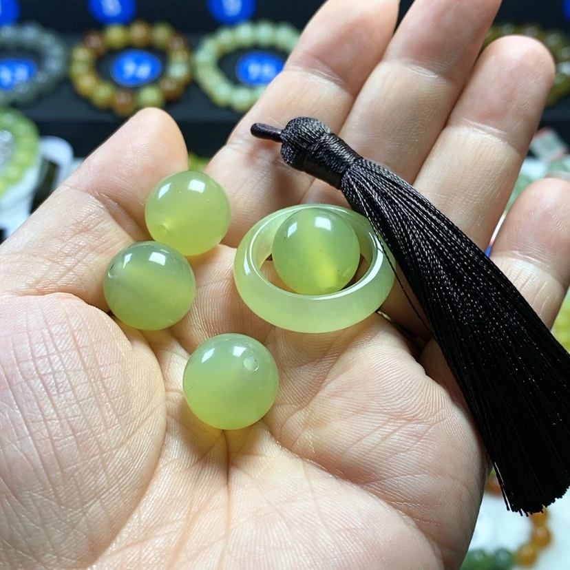 【闪购商品】未镶嵌蛇纹石玉手链嘟*嘟卡15